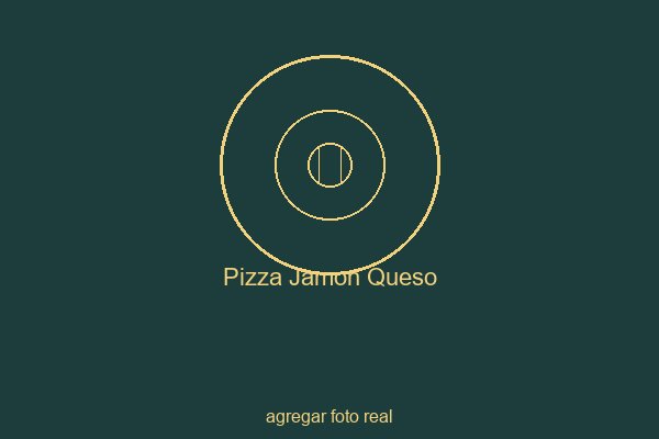 Pizza Jamón y Queso